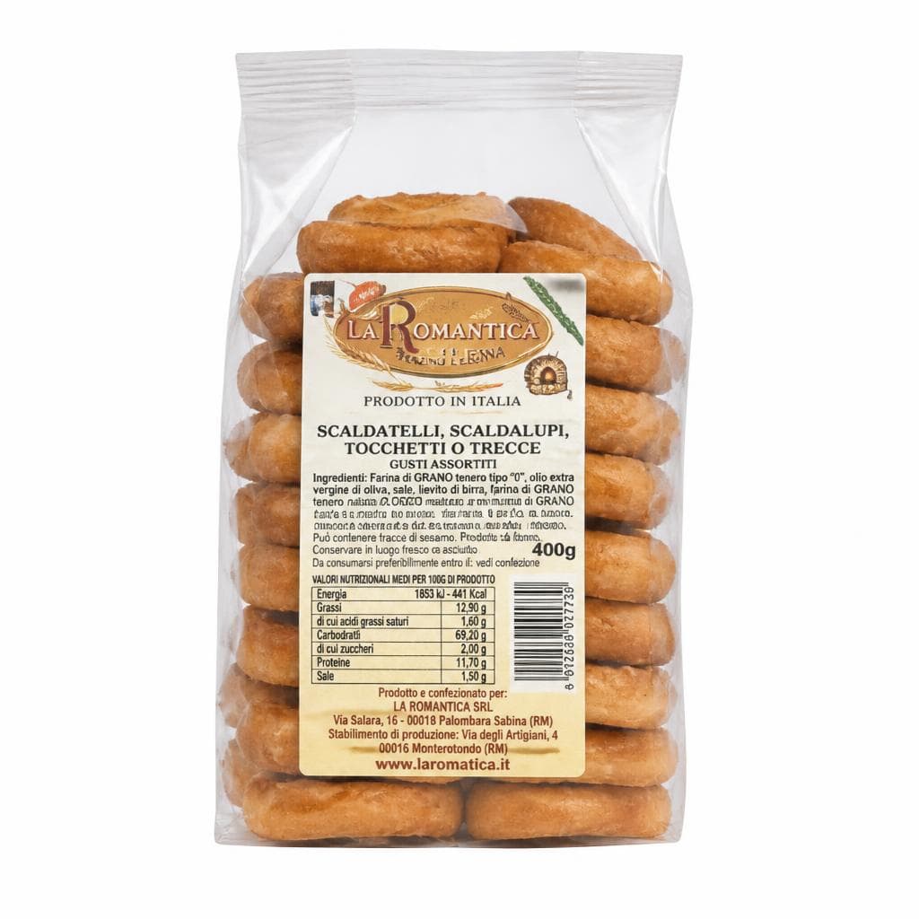 Scaldatelli, scaldalupi, tocchetti o trecce gusti assortiti, 400 g La Romantica – Iper La grande i