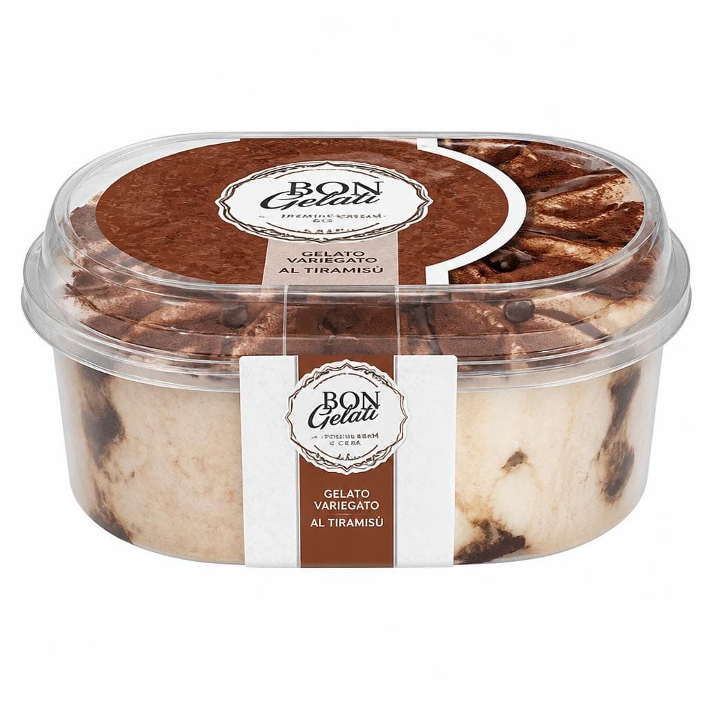 Bon Gelati gelato variegato al tiramisù, 515 g – Lidl