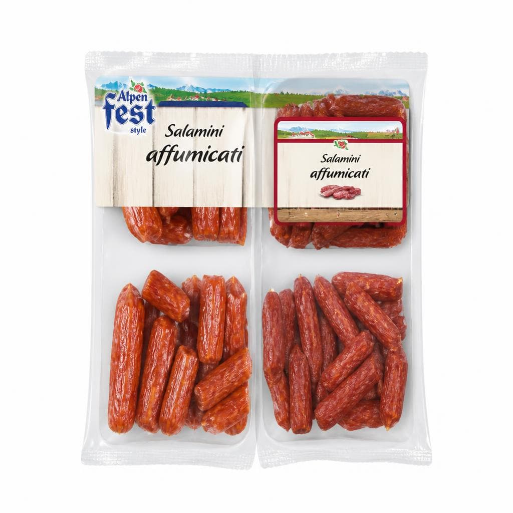 Alpenfeststyle salamini affumicati, 250 g – Lidl