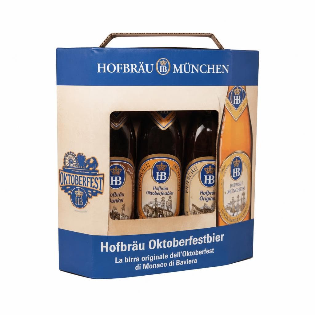 Birre stili assortiti, 50 cl x4 + 1 bicchiere e 5 sottobicchieri Augustiner – Iper La grande i