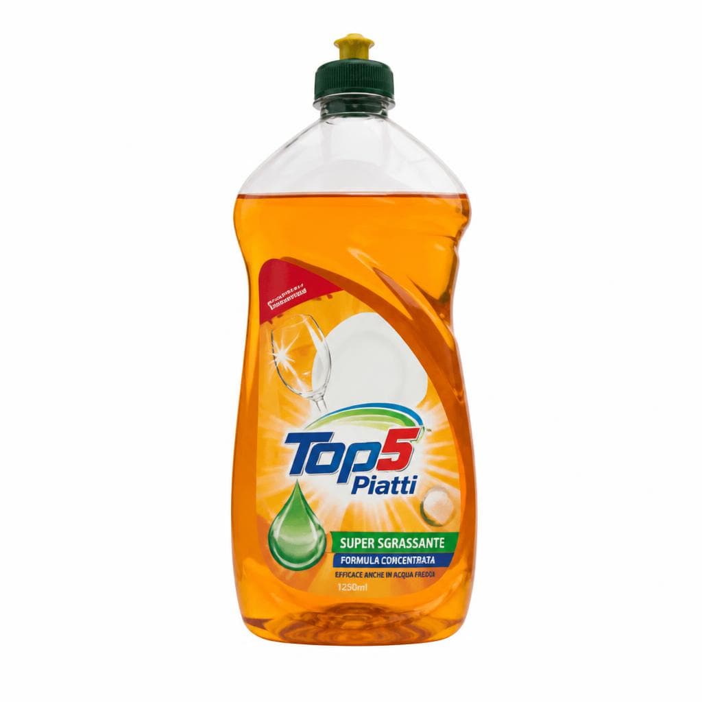 Top5 detersivo piatti, 1250 ml – Dpiù