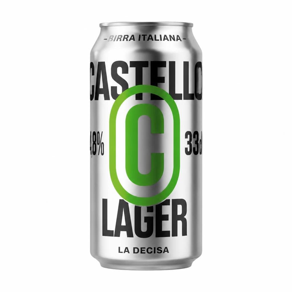 Birra "La Decisa", 330 ml Birra Castello Lager – ALDI