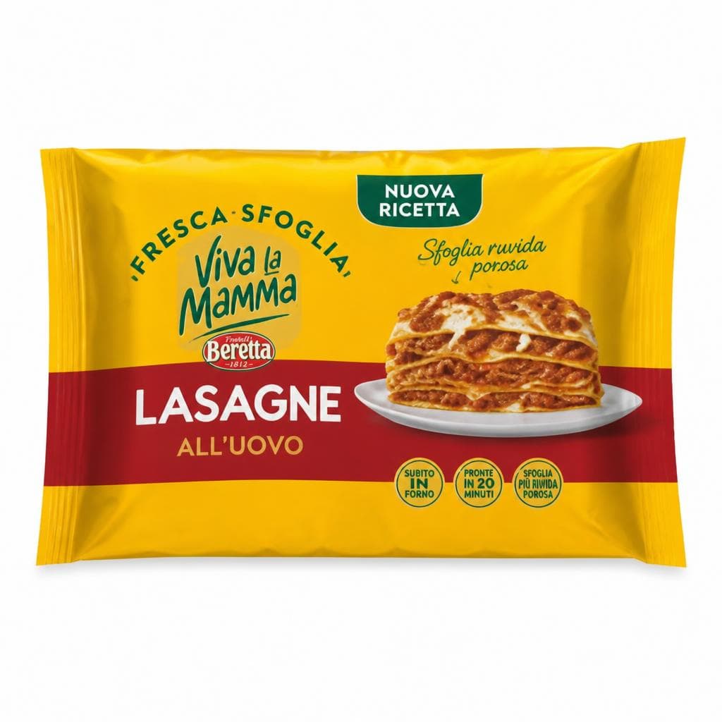 Lasagne Viva la Mamma Beretta ricette assortite, 350 g – Il Gigante