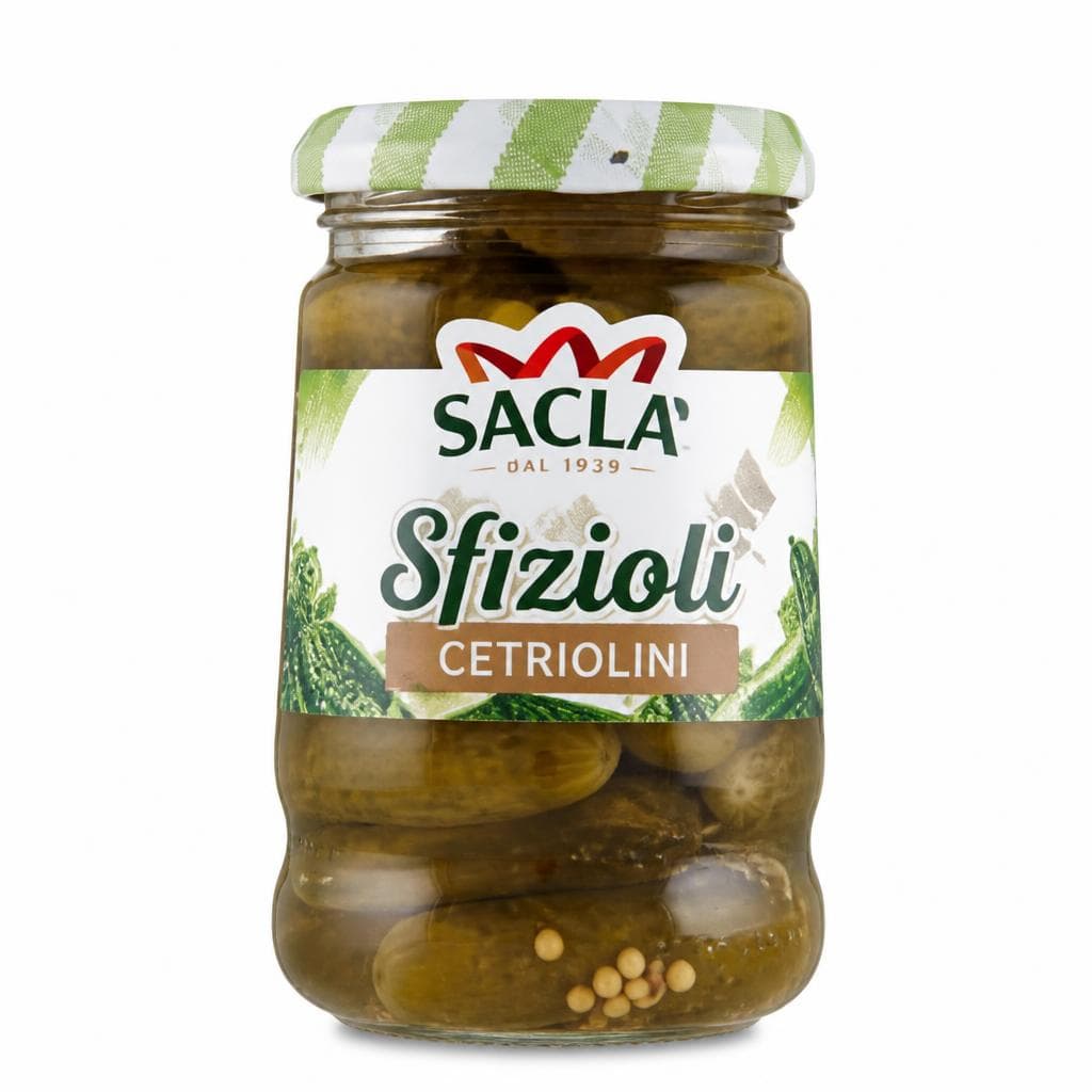 Cetriolini Sfizioli, 190 g, sgocc. 105 g Saclà – Panorama