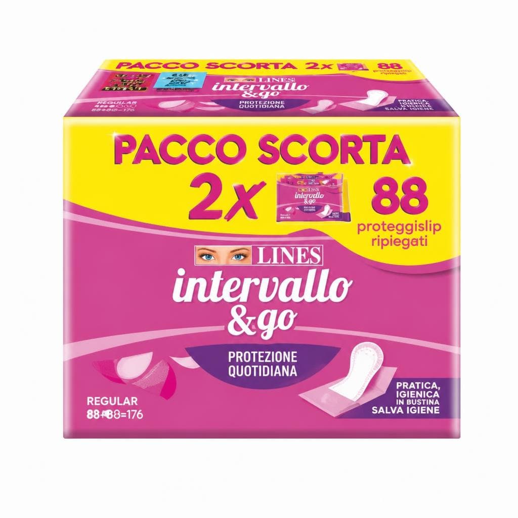 Proteggislip ripiegati Intervallo&Go Lines, 2x88 pezzi – MD