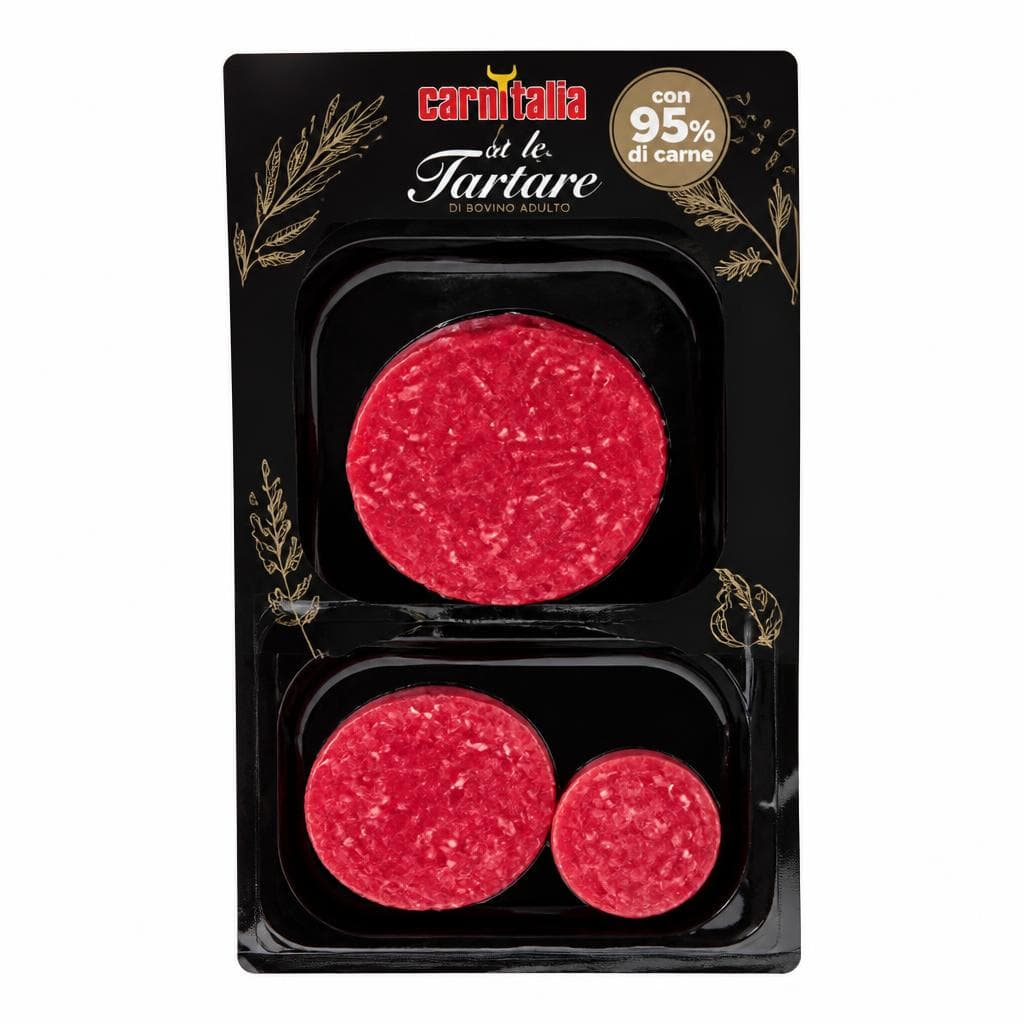 Tartare o Mini Tartare di bovino adulto, di Scottona o di Chianina Carnitalia, 180 g – Iper La grande i