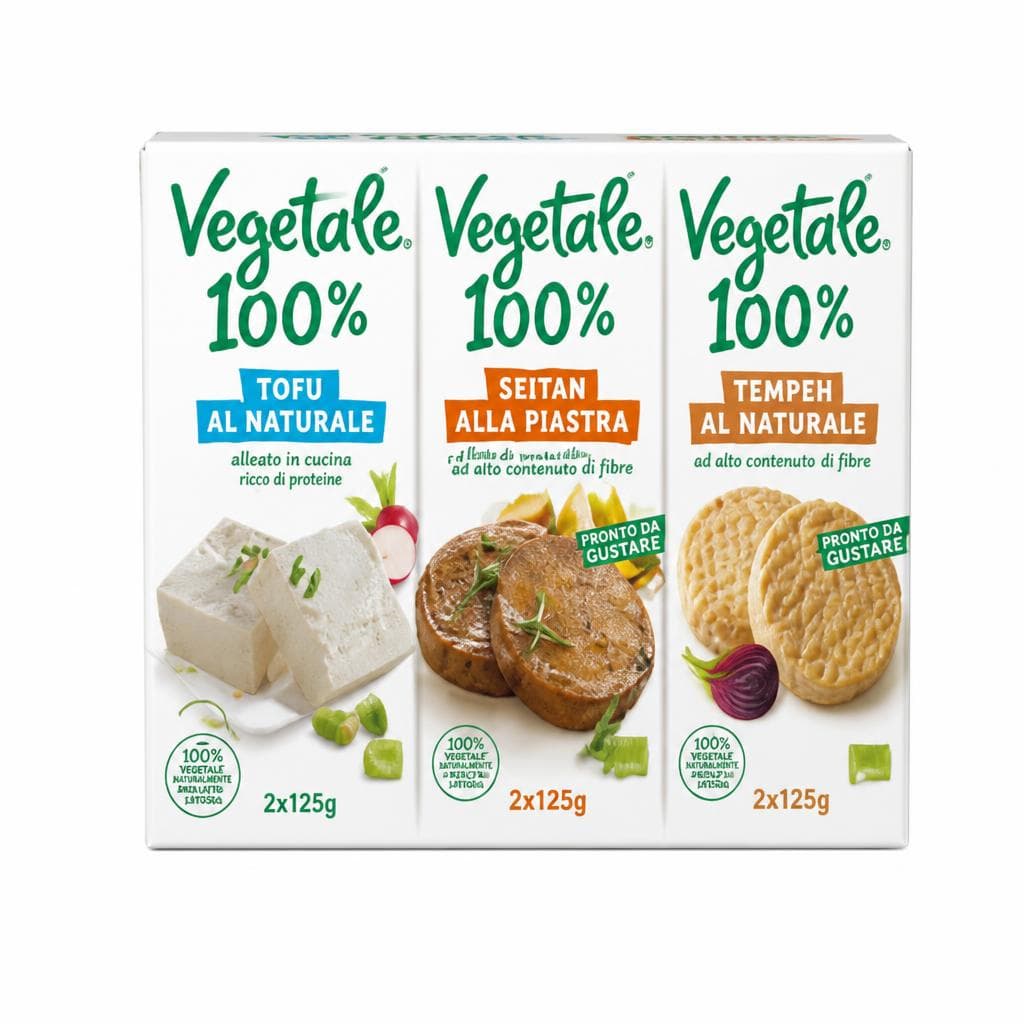 Seitan scottato, tempeh di soia o tofu al naturale – Il Gigante
