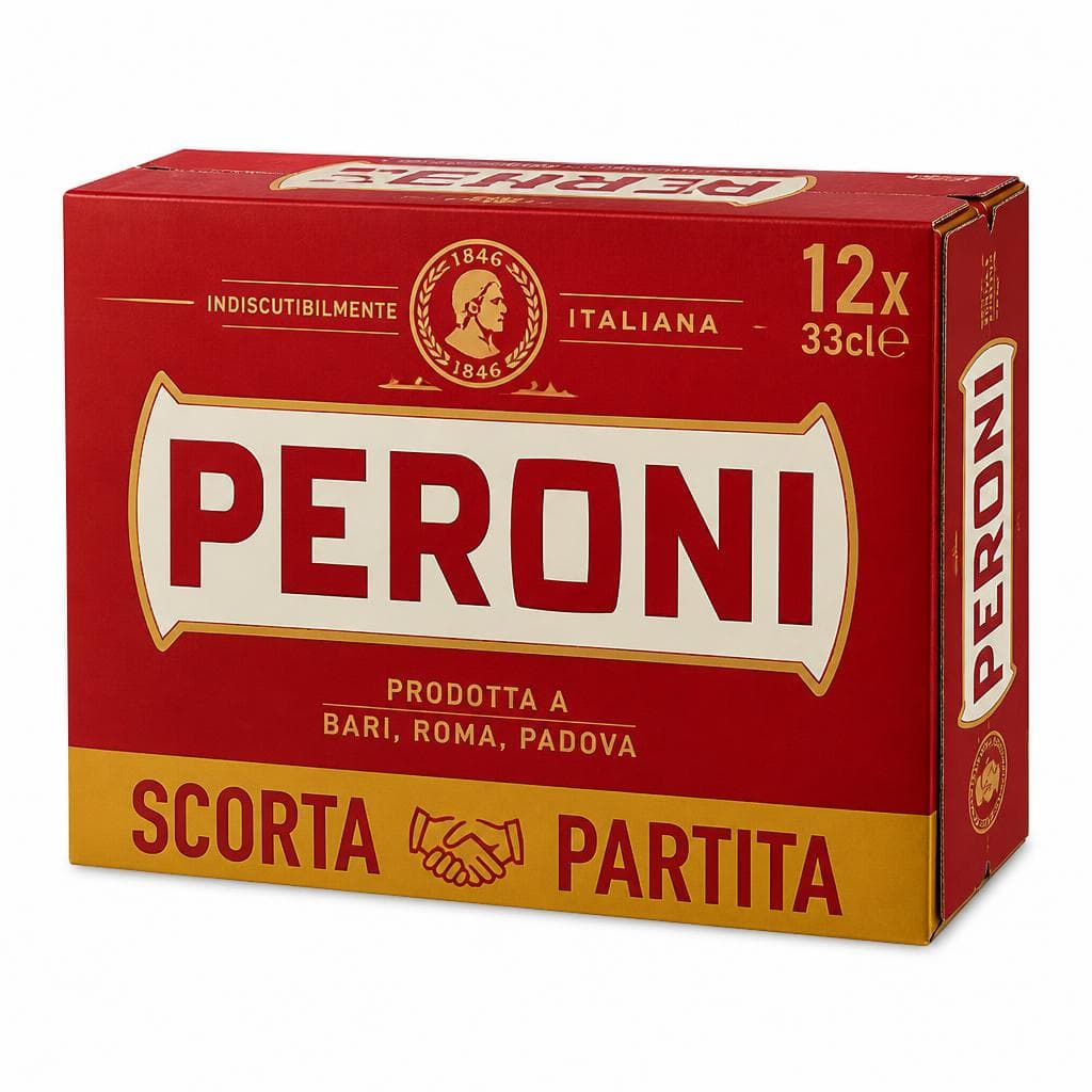 Birra Peroni, 12 pezzi da 330 ml cad. – Carrefour