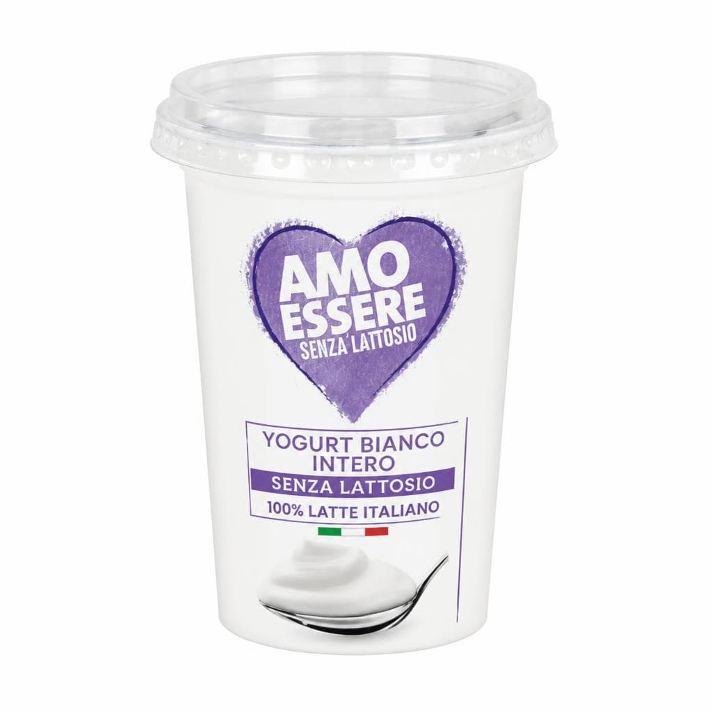 Amo Essere Yogurt Bianco Intero, 500 g – Eurospin
