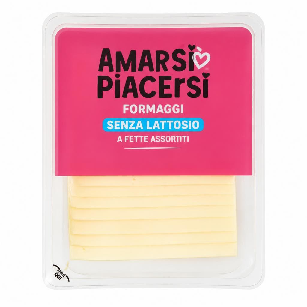 Formaggi a fette senza lattosio, 100 g Amarsi è Piacersi – Iper La grande i
