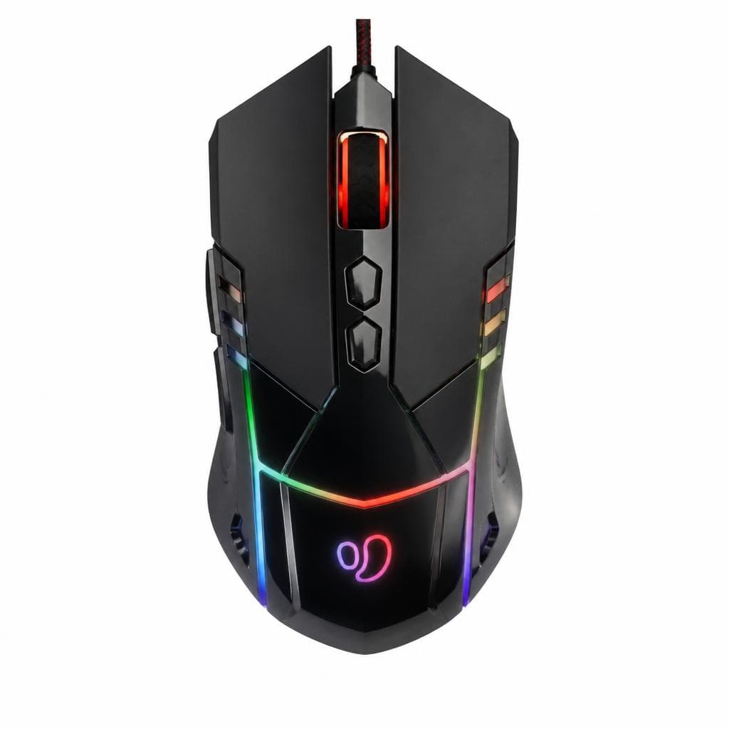 Wired gaming rainbow backlight mouse – Unieuro