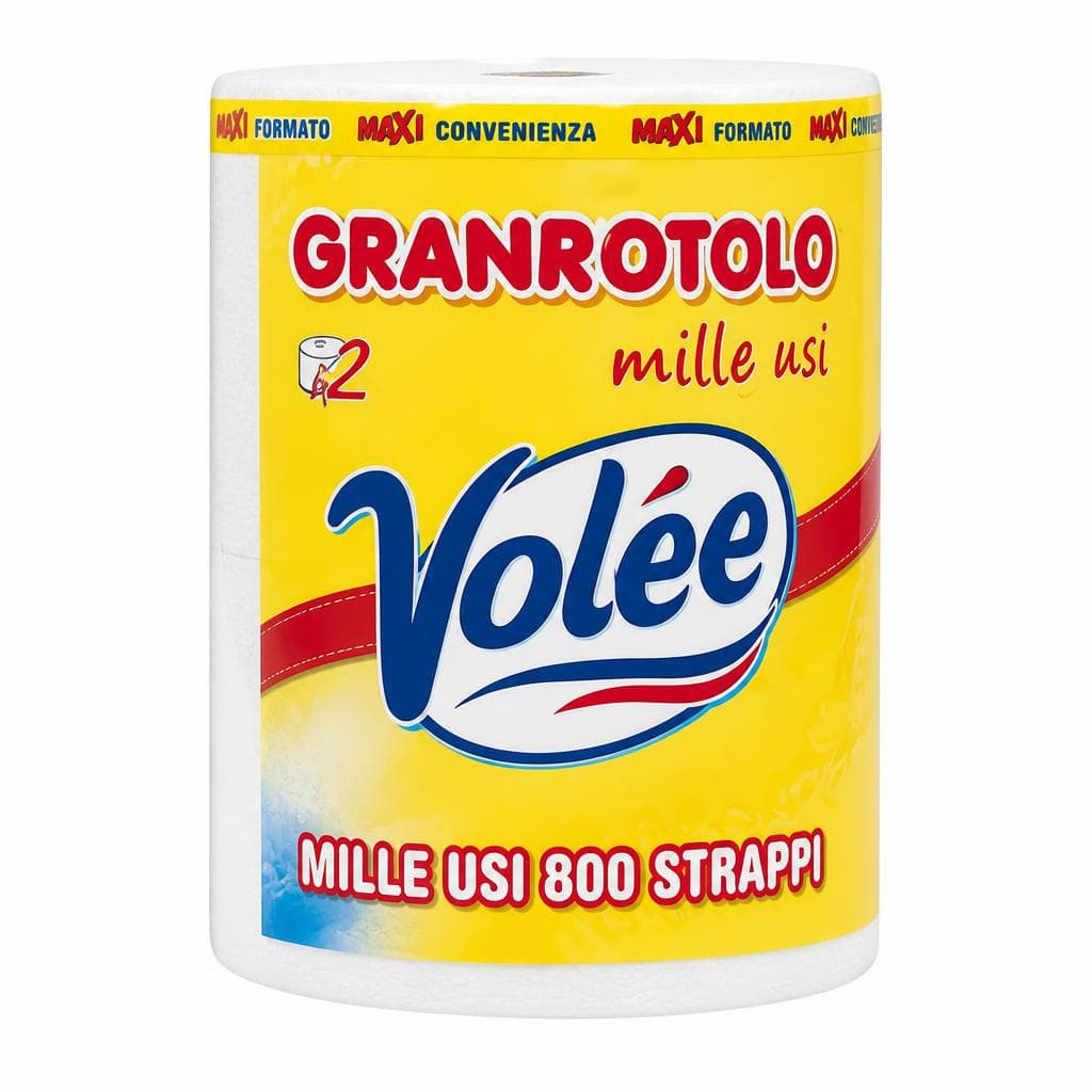 Gran Rotolo Mille Usi, 2 veli, 400 strappi Volée – Dpiù