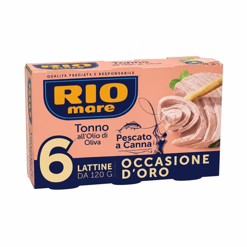 Tonno all'olio di oliva Rio Mare 6x120 g in offerta da Il Gigante