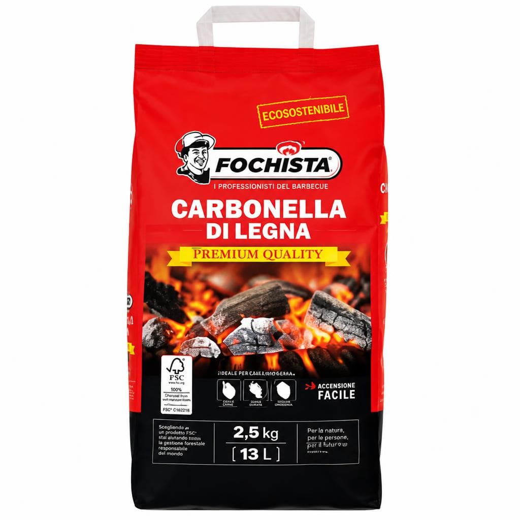 Carbonella di Legna Fochista 2,5 kg in offerta da Carrefour