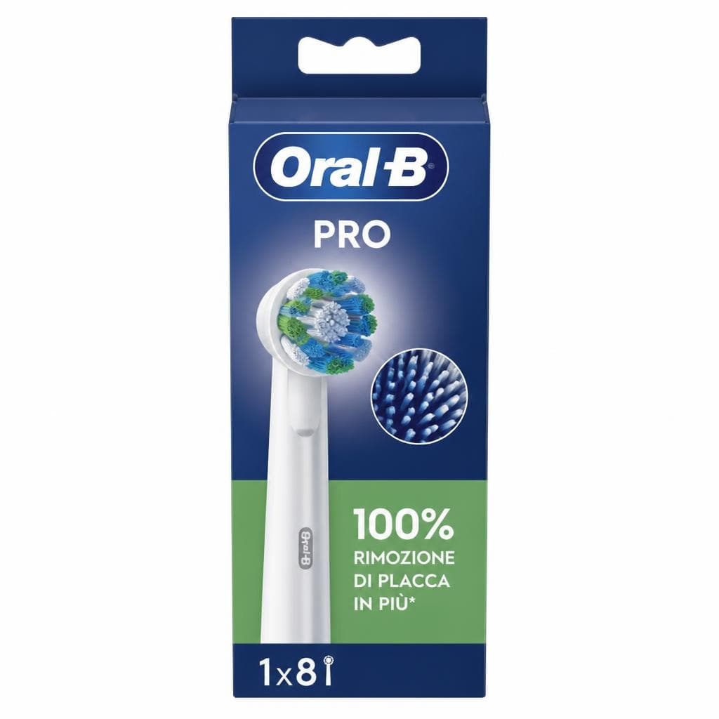 Oral-B pro ricarica spazzolino elettrico, 8 pz/10 pz – Tigota