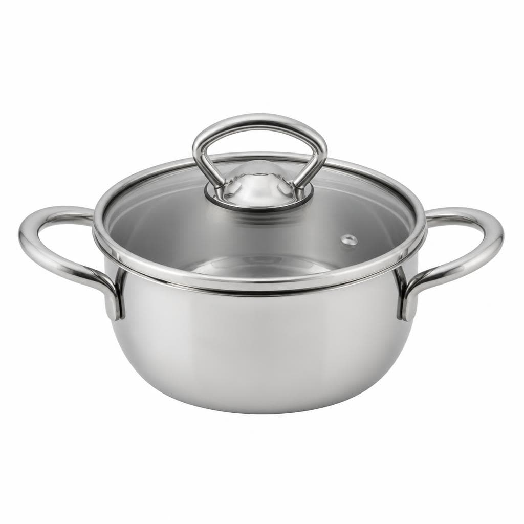 Mini pentola in acciaio inox, 12 cm / 14 cm – Risparmio Casa