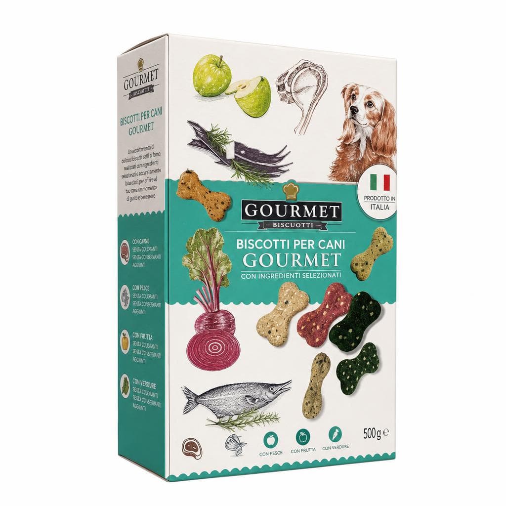 Biscotti per cani Gourmet Pet Eataly, g 400 – Panorama