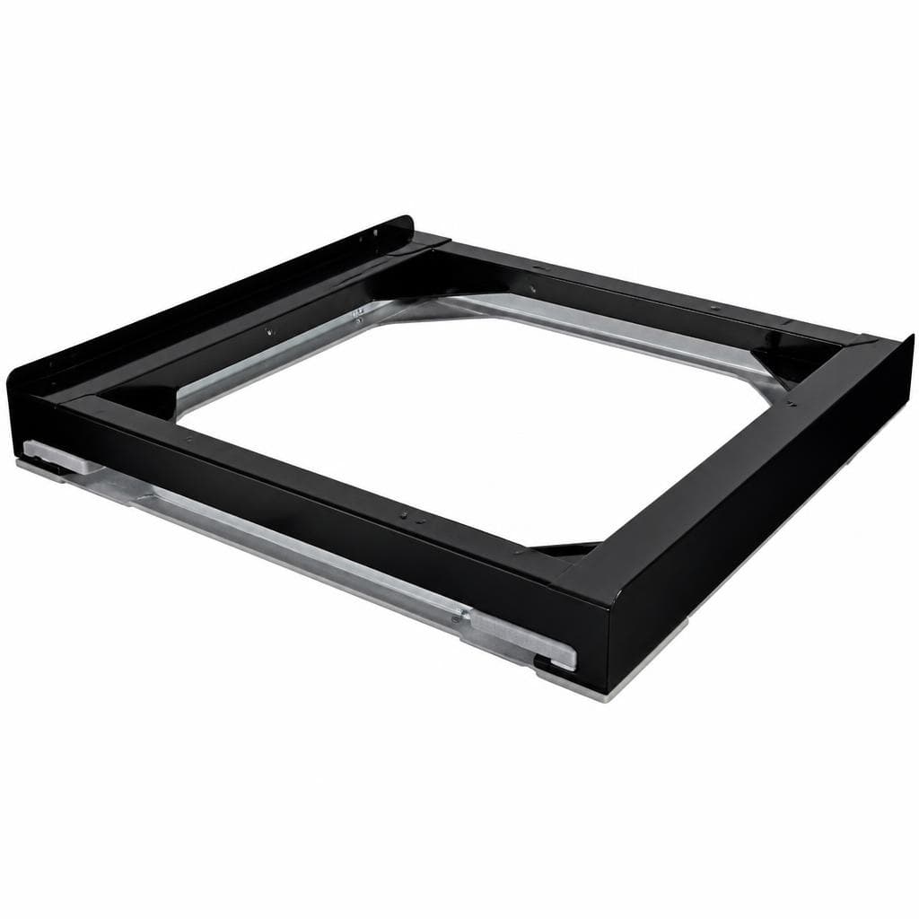 Kit sovrapposizione universale per lavatrice Base Move Black – Comet