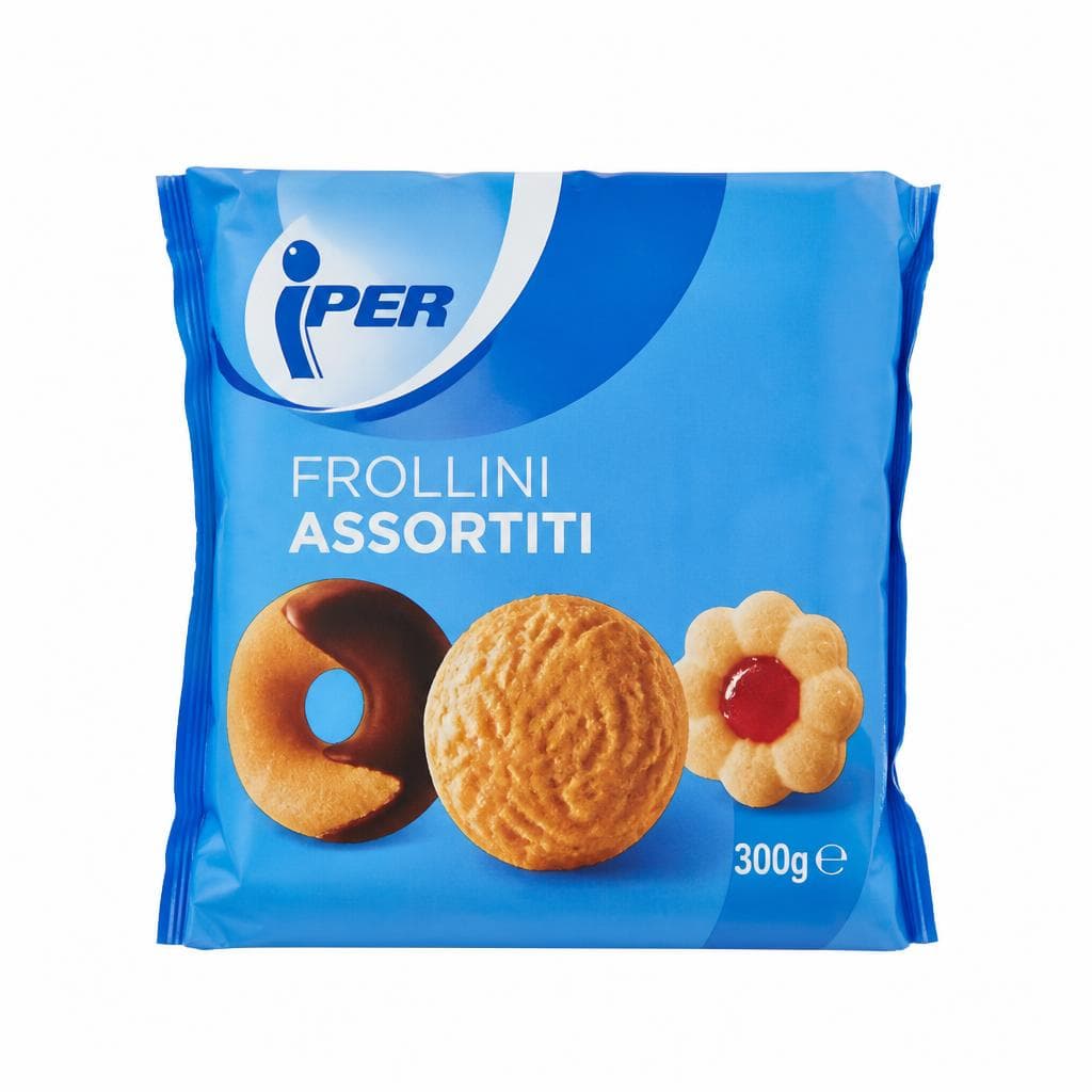 Frollini assortiti, 300 g / 500 g – Iper La grande i