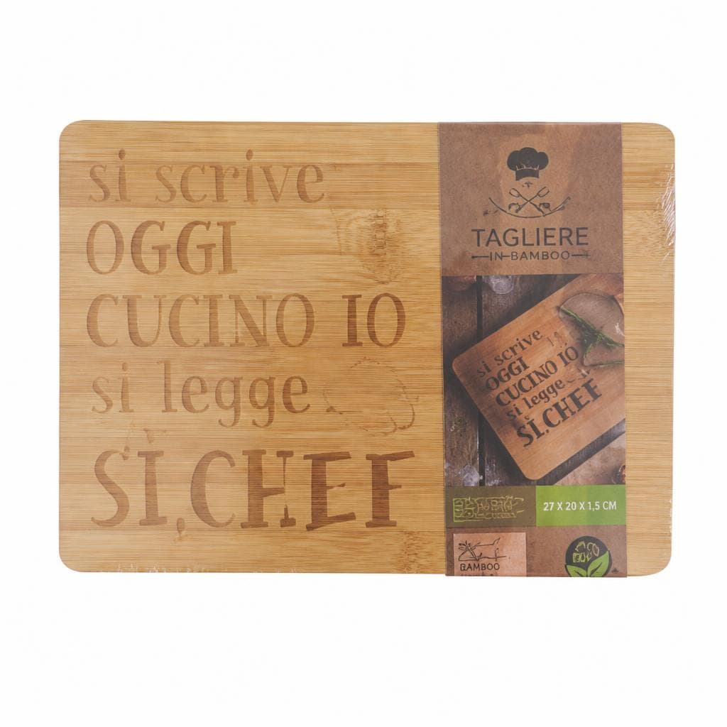 Tagliere bamboo, 27x20x1,5 cm – MD