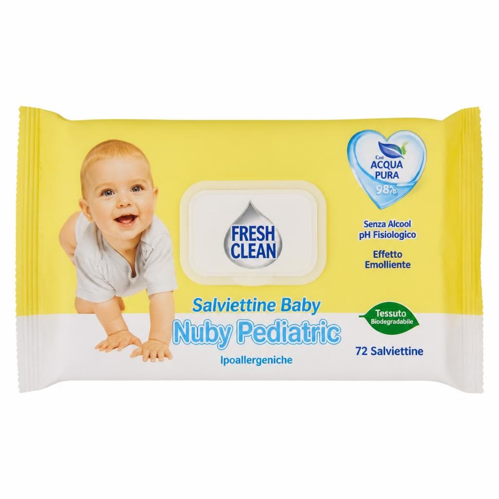Fresh&Clean salviettine baby 72 pezzi in offerta da Panorama