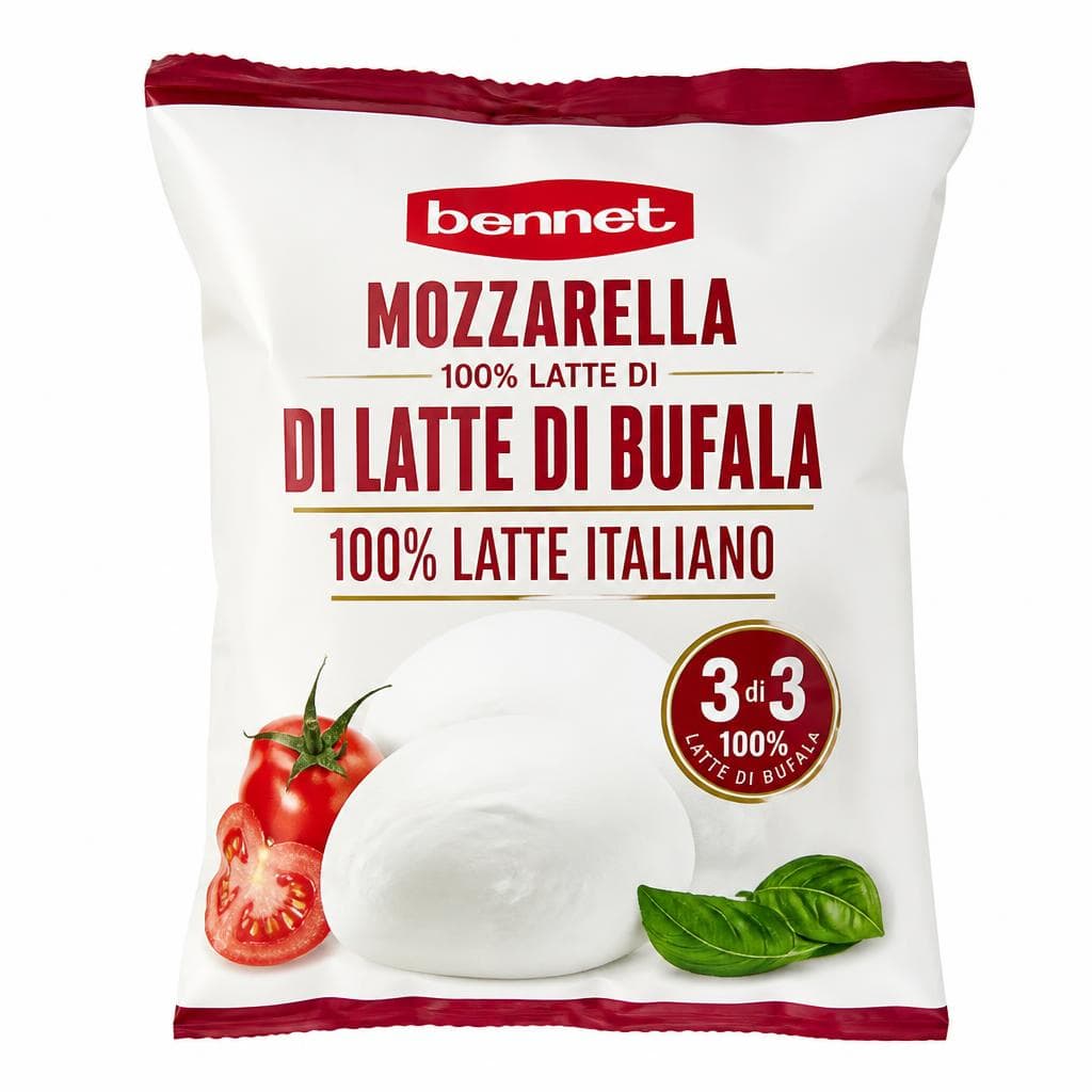 Mozzarella di latte di bufala Bennet, 300 g – Bennet