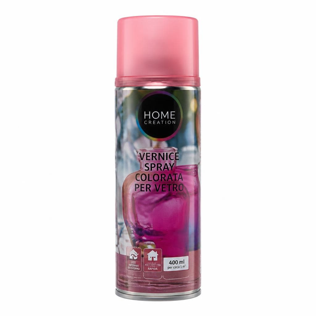 Vernice spray colorata per vetro 400 ml Home Creation in offerta da ALDI