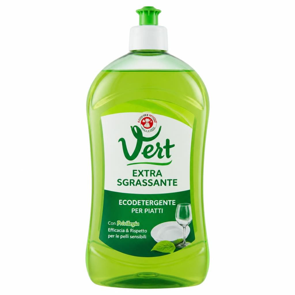Vert extra sgrassante ecodetergente per piatti, 500 ml – Il Gigante