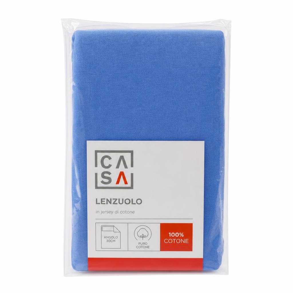 Linea letto jersey casa lenzuolo con angoli, 2 piazza, cm 180x200 – Bennet
