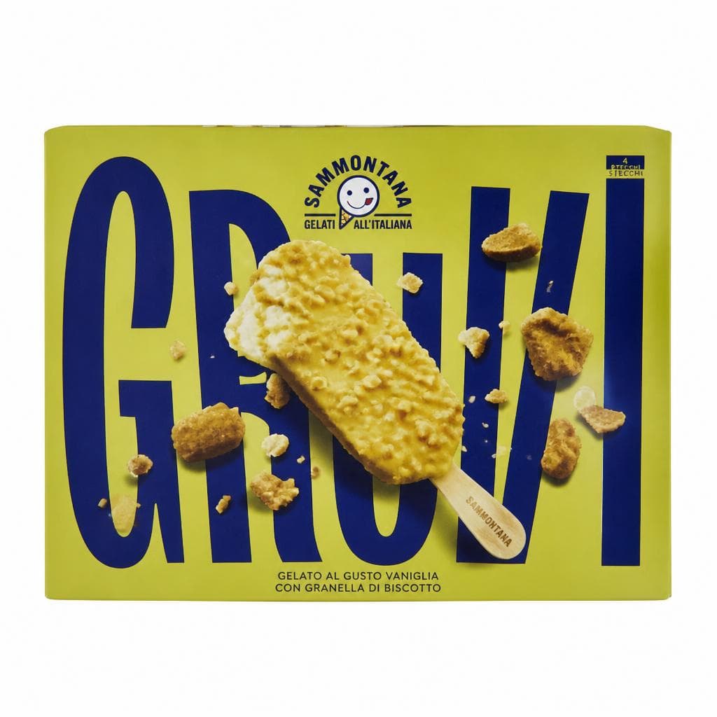 Gelato stecco "Gruvi" Sammontana, 4 pezzi, g 240 – Panorama
