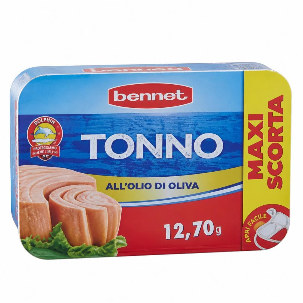 Tonno in olio d'oliva Bennet, g 840 – Bennet