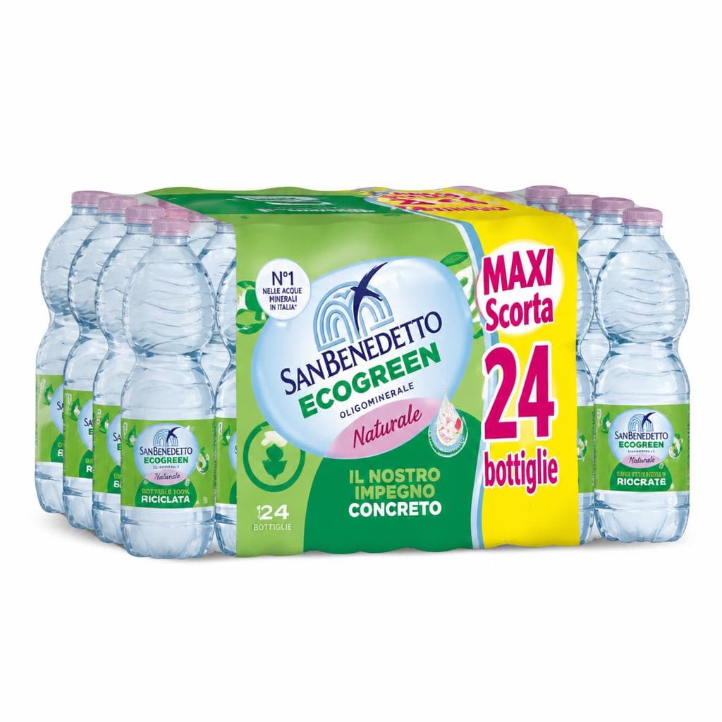San Benedetto acqua minerale naturale EcoGreen, 24 x 500 ml – ALDI