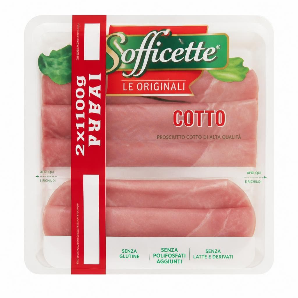 Sofficette Prosciutto Cotto Bipack, 200 g – Carrefour
