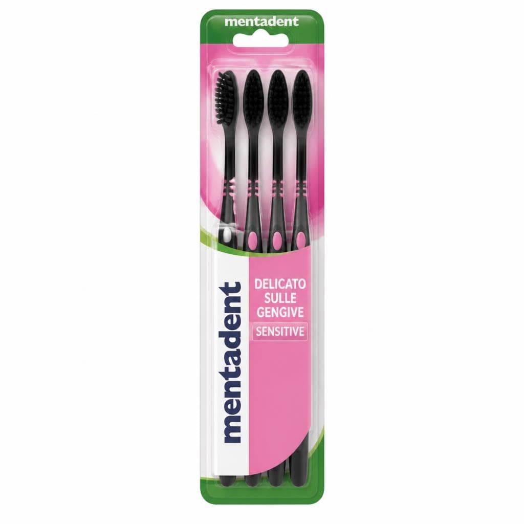 Mentadent spazzolino Sensitive, 3+1 confezione – Lidl