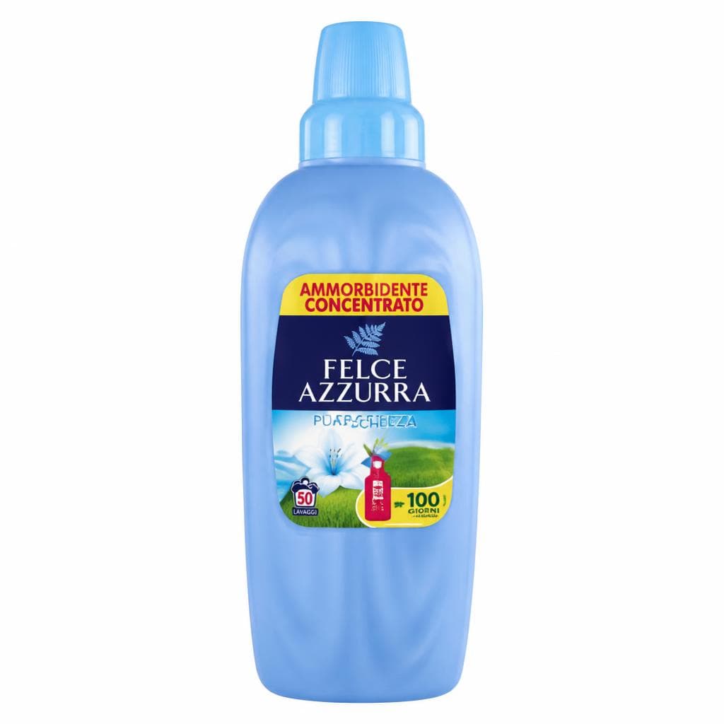 Ammorbidente concentrato Pura Freschezza, 100 lavaggi Felce Azzurra – Penny
