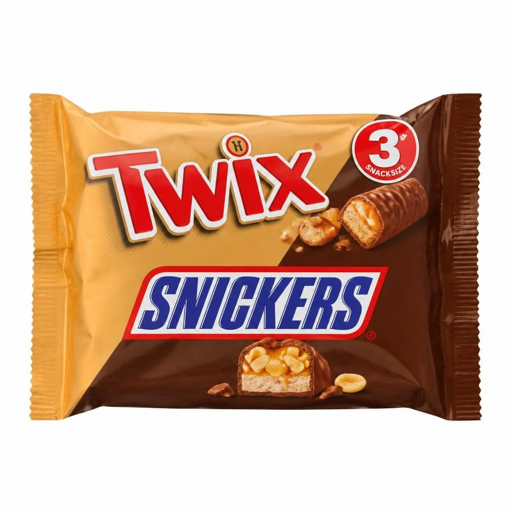 Snack Twix o Snickers Mars, 150 g – Carrefour