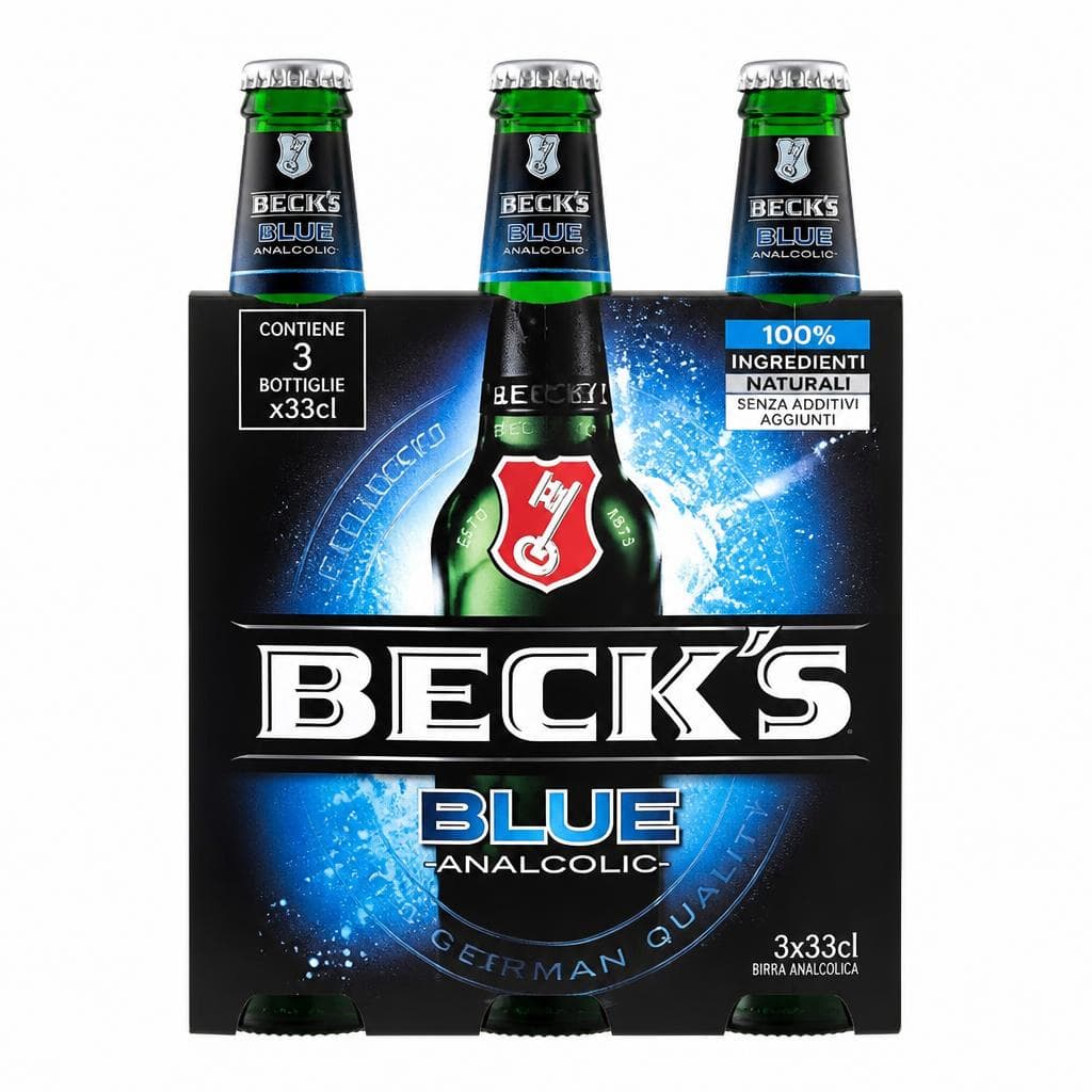 Birra Beck's Analcolica, 3 x 330 ml (990 ml total) – Carrefour