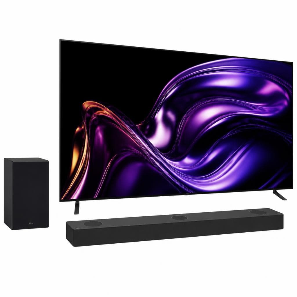 LG OLED Smart 77C6 Pro con Soundbar SC9S, 77" – Euronics