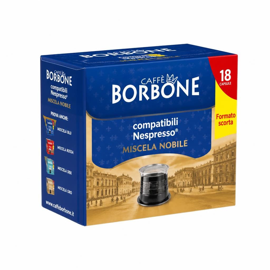 Borbone capsule compatibili Nespresso Miscela Nobile, 80+10 capsule – Trony