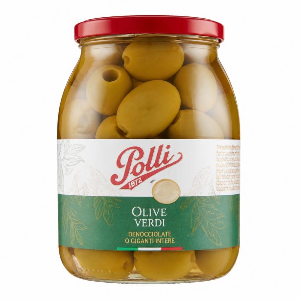 Olive verdi denocciolate o giganti intere, 500 g o 585 g POLLI – Iper La grande i