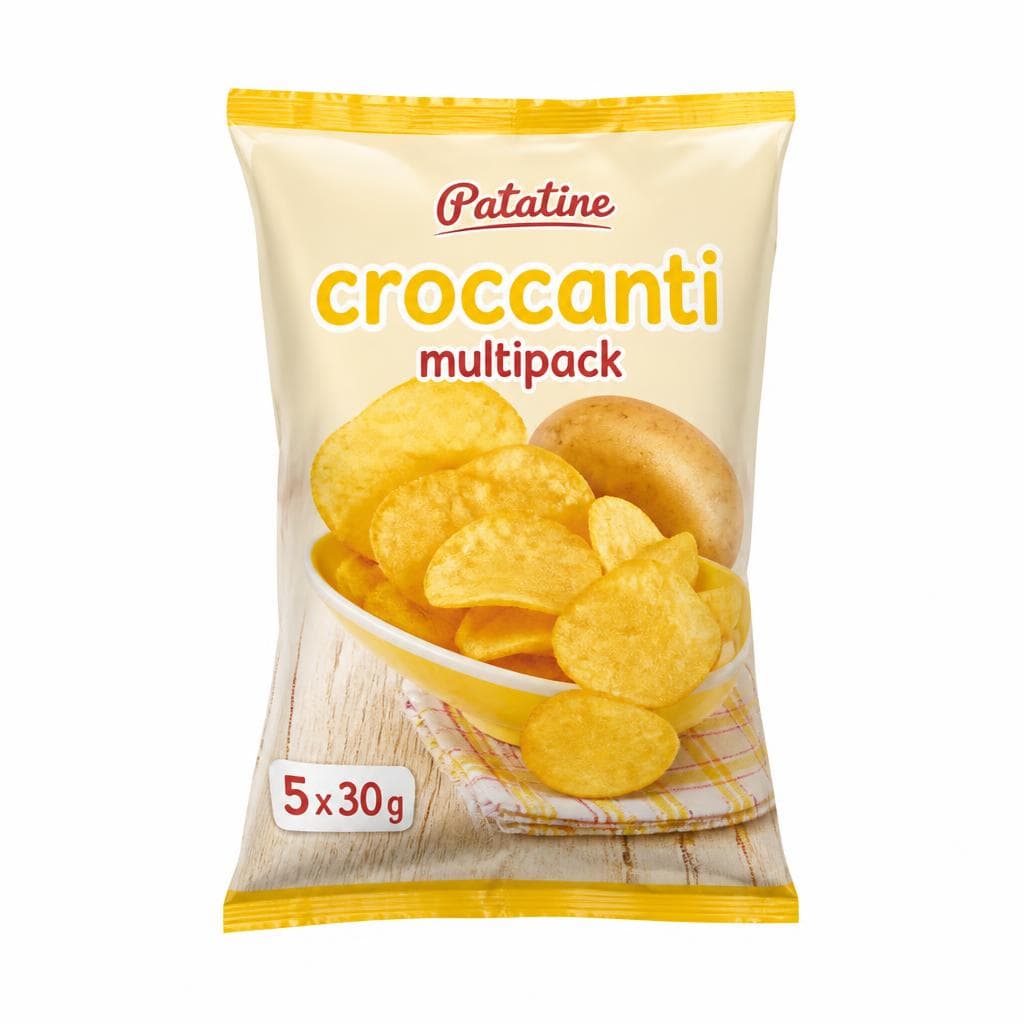 Patatine croccanti multipack, 5 x 30 g – Eurospin