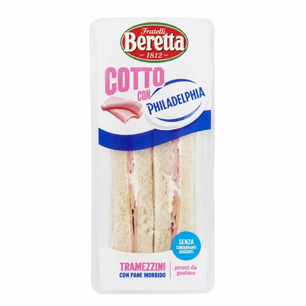 Tramezzini Beretta con Philadelphia, 130 g – Il Gigante