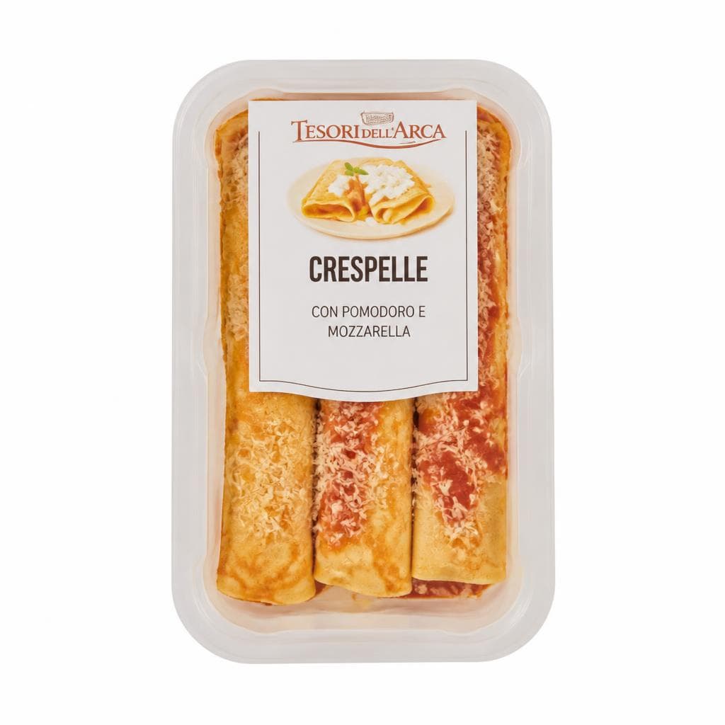 Crespelle con pomodoro e mozzarella Tesori dell'Arca, 350 g – Panorama