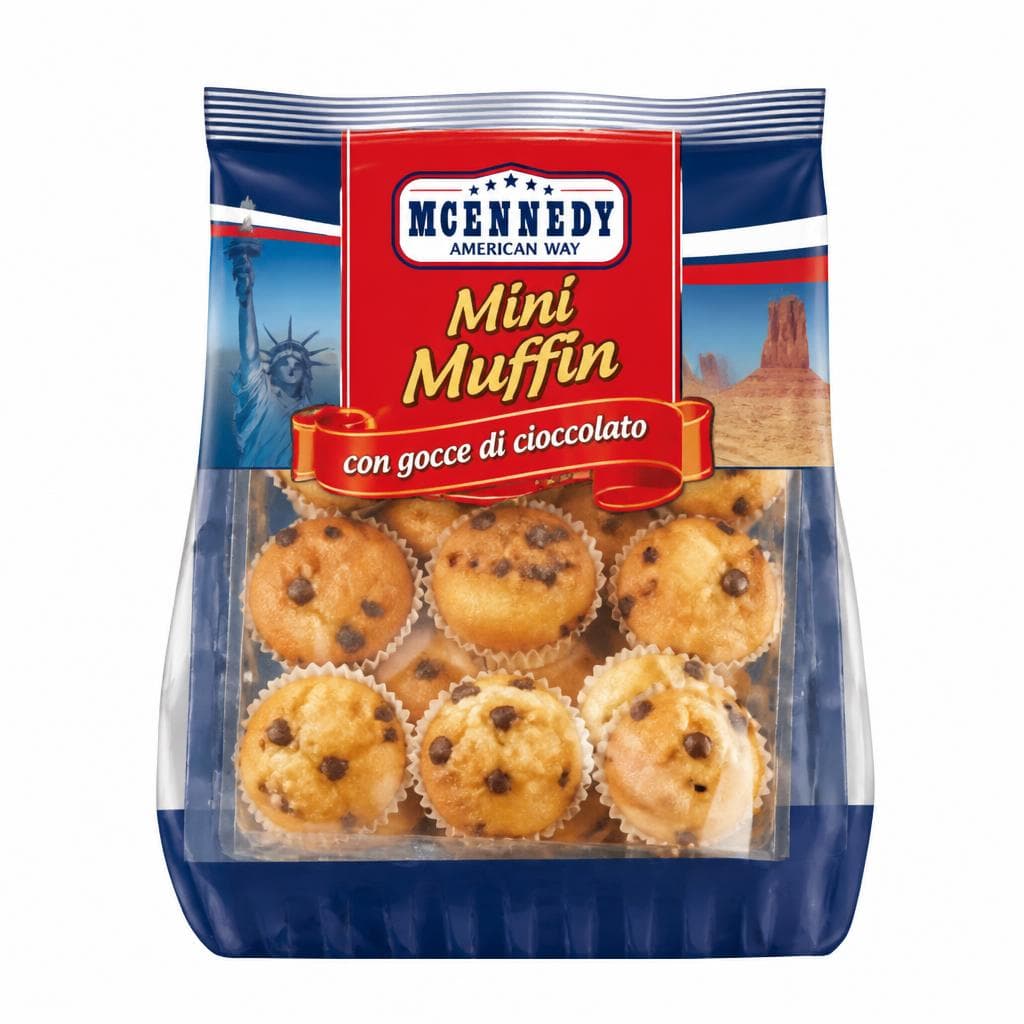Mcennedy mini muffin con gocce di cioccolato, 225 g – Lidl