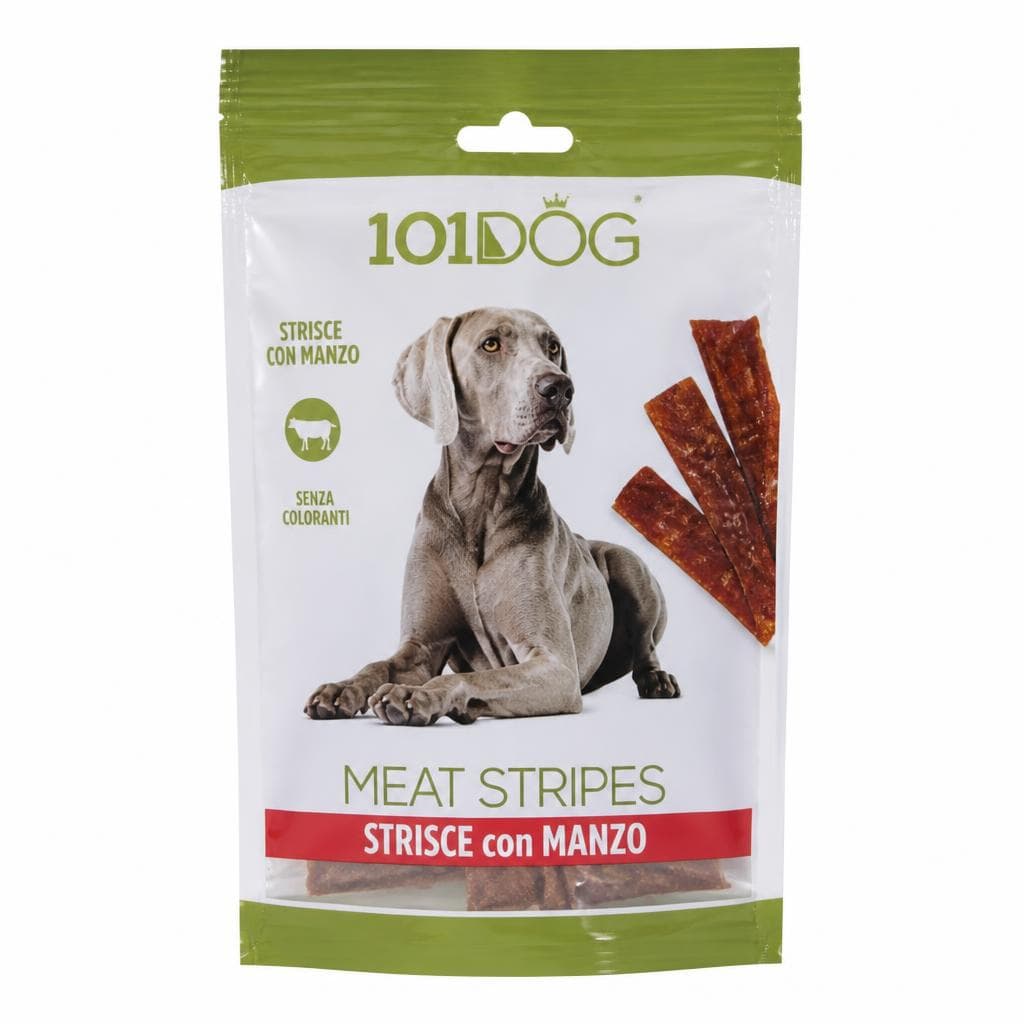 101Dog strisce con manzo, 200 g – Dpiù