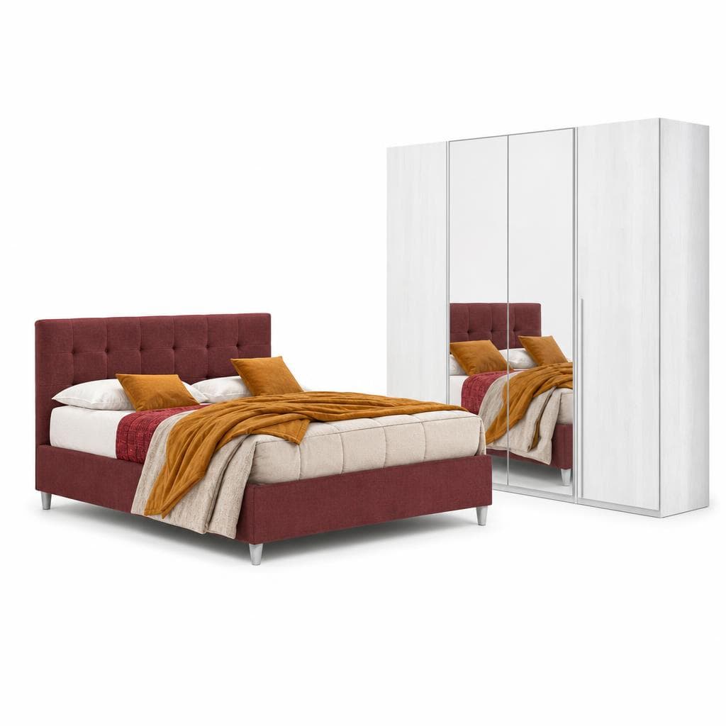 Camera 4 ante con letto contenitore Donatella in offerta da Mondo Convenienza