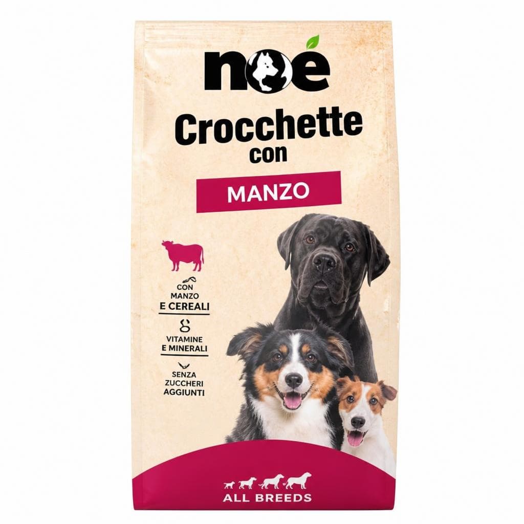 Noe crocchette cane manzo, 4 kg – Risparmio Casa