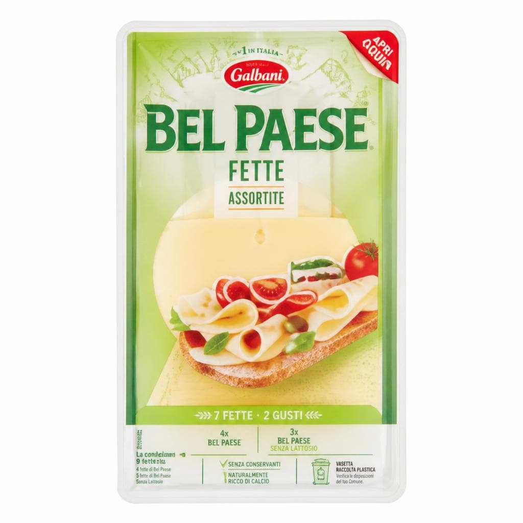 Formaggi a fette gusti assortiti, da 110 g a 125 g Galbani – Iper La grande i
