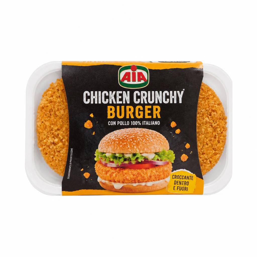 Chicken Crunchy Burger Aia, 240 g – Il Gigante