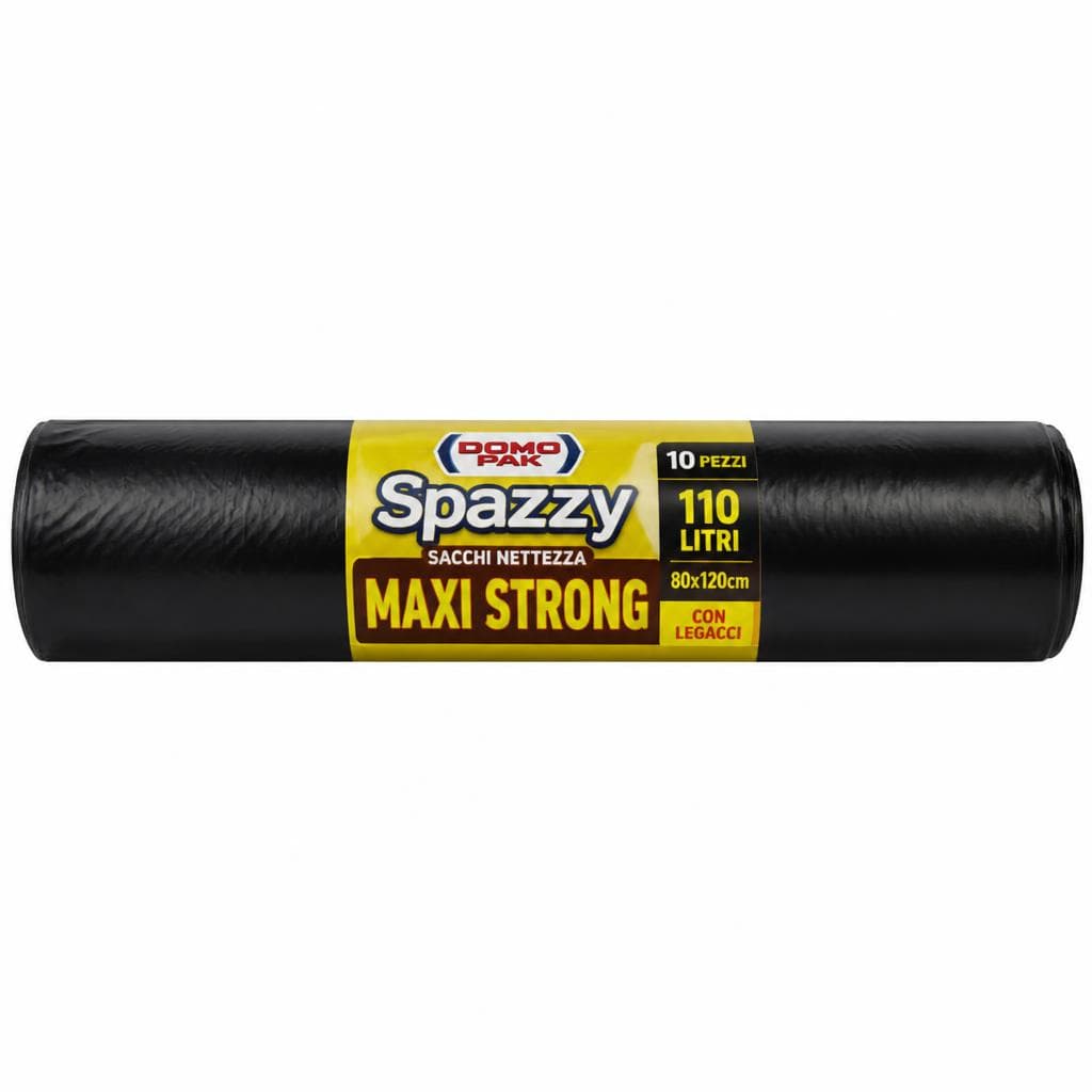 Sacchi nettezza Domopak Spazzy 10 pezzi, 150 lt, 80 x 120 cm in offerta da Coop